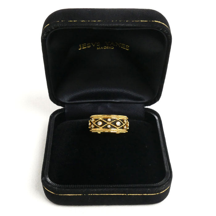 K18YG Yellow Gold Diamond Ring 14