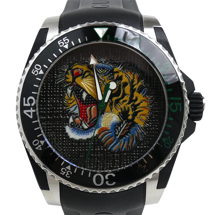 Gucci Dive Tiger Quartz Watch YA136318