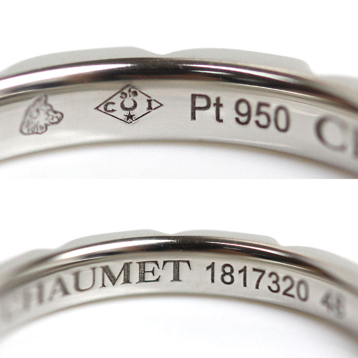 Chaumet Pt950 Platinum 8P Diamond Ring