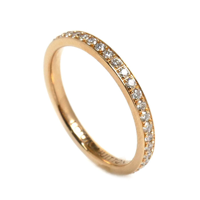 Louis Vuitton Pink Gold Diamond Eternity Ring