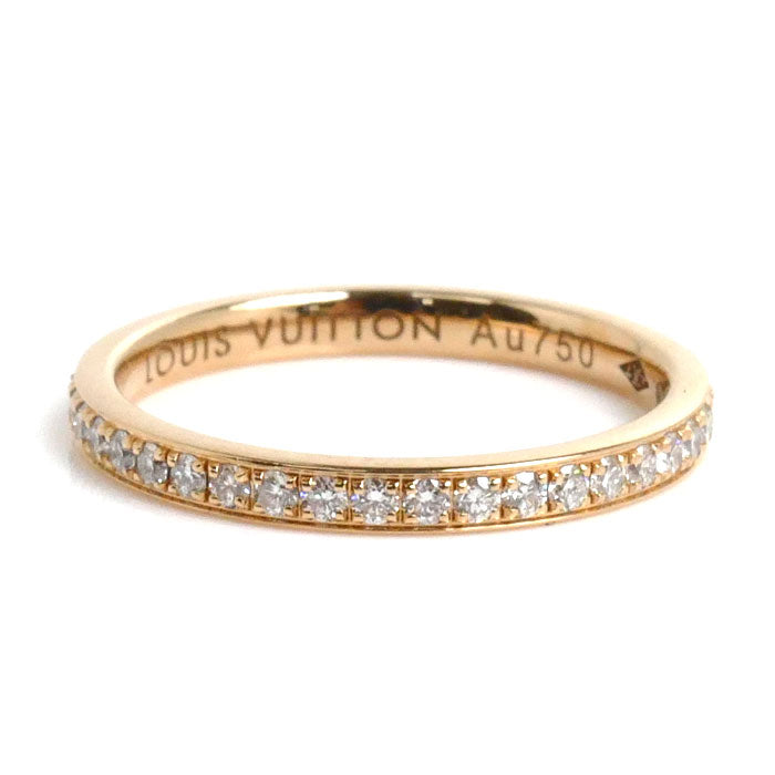 Louis Vuitton Pink Gold Diamond Eternity Ring