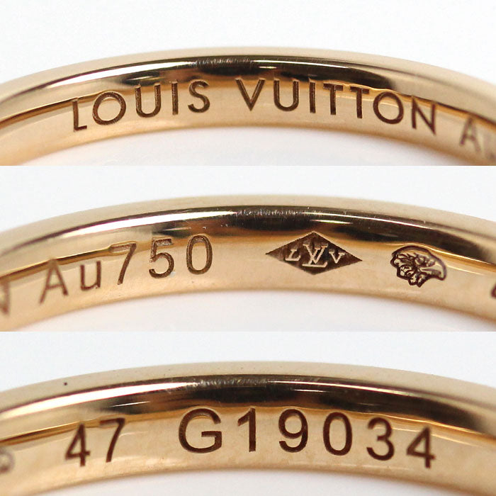 Louis Vuitton Pink Gold Diamond Eternity Ring