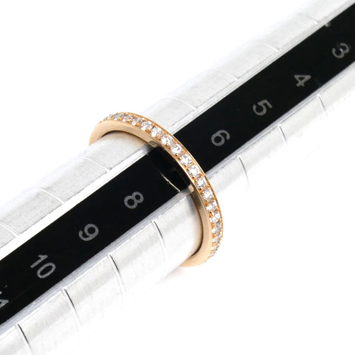 Louis Vuitton Pink Gold Diamond Eternity Ring