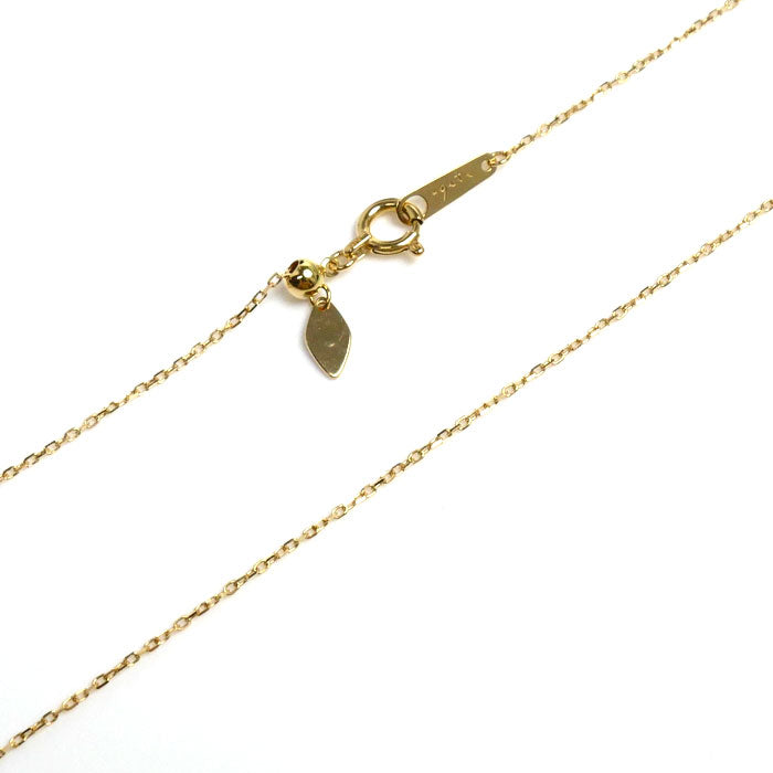 K18YG Yellow Gold Diamond Necklace