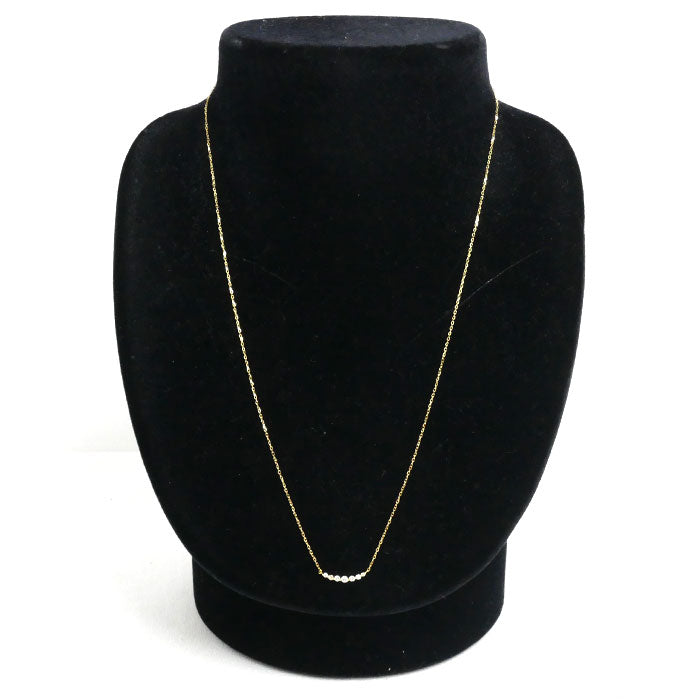 K18YG Yellow Gold Diamond Necklace