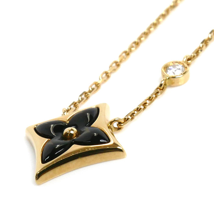 Louis Vuitton Yellow Gold Diamond Pendant Necklace