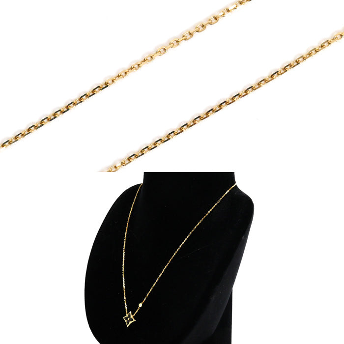 Louis Vuitton Yellow Gold Diamond Pendant Necklace