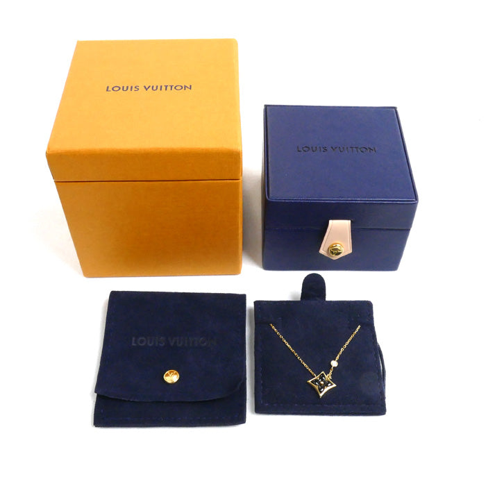 Louis Vuitton Yellow Gold Diamond Pendant Necklace