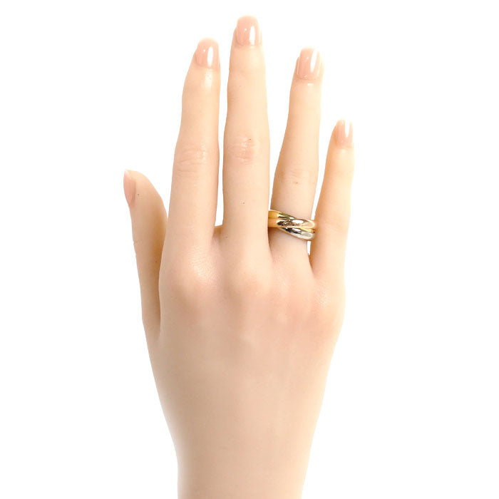 Cartier Trinity Ring K18YG/PG/WG 12.5