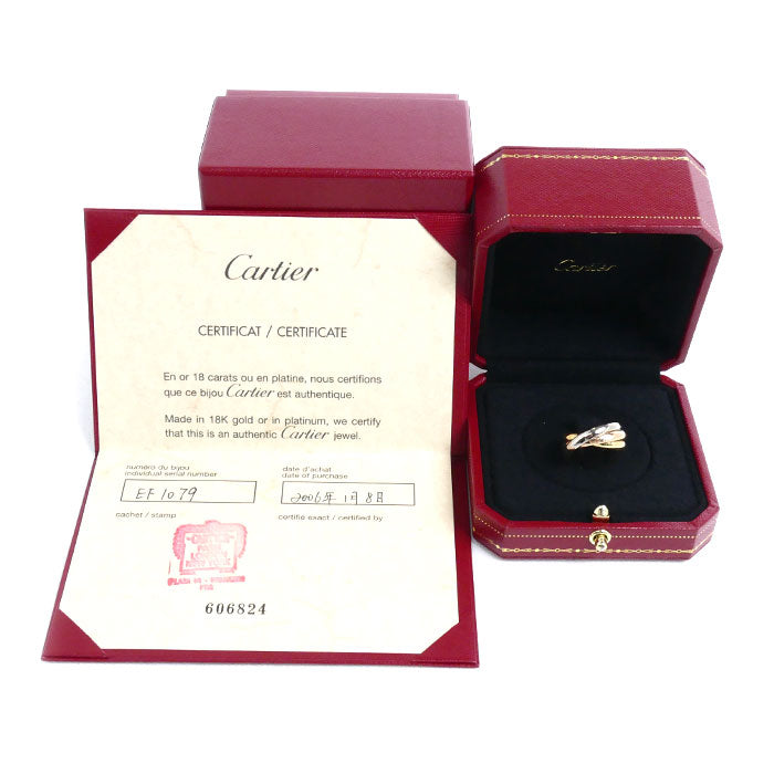 Cartier Trinity Ring K18YG/PG/WG 12.5