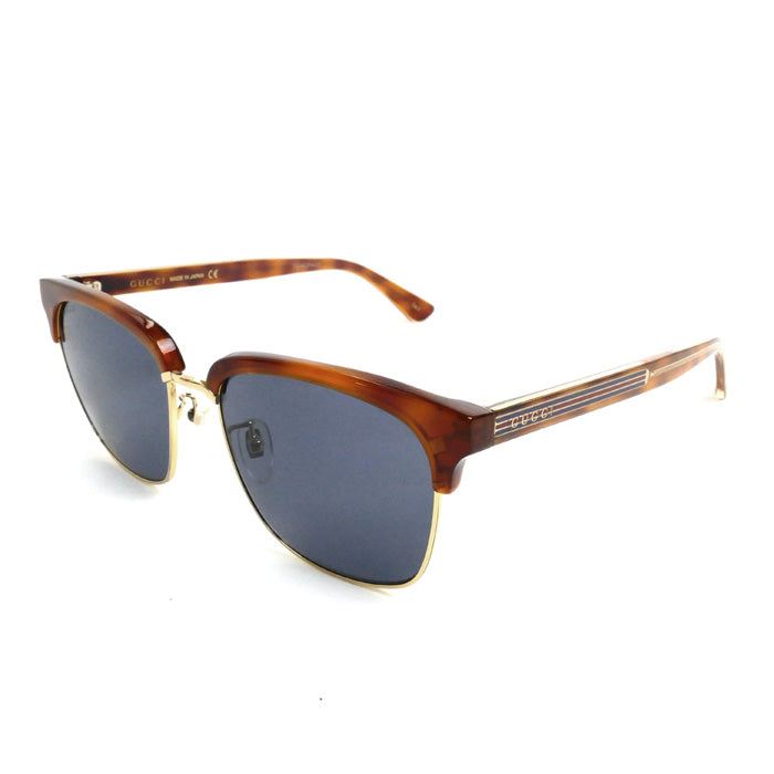 Gucci GG0382S Unisex Sunglasses Brown Gray