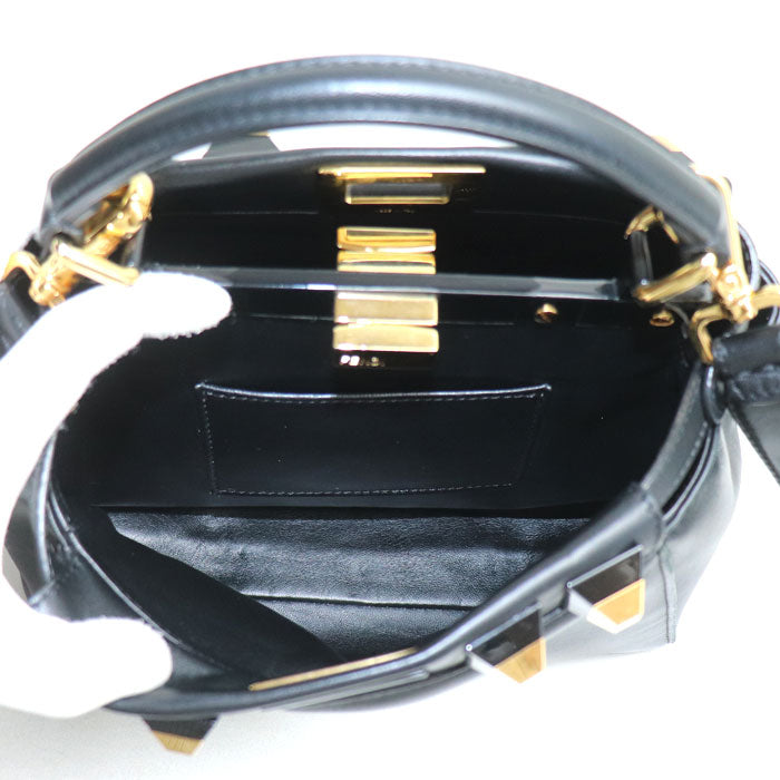 Fendi Mini Peekaboo Studded 2Way Shoulder Bag