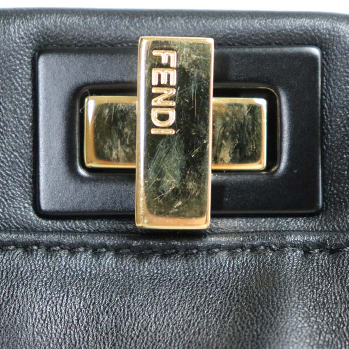 Fendi Mini Peekaboo Studded 2Way Shoulder Bag