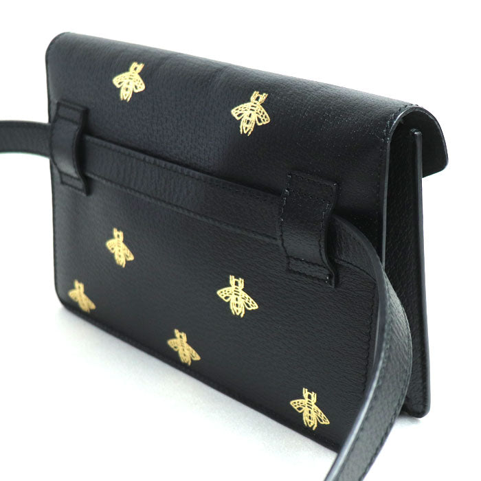 Gucci Leather Bee Star Waist Bag 500964