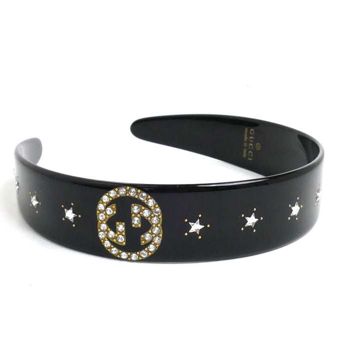 Gucci Crystal Interlocking G Headband