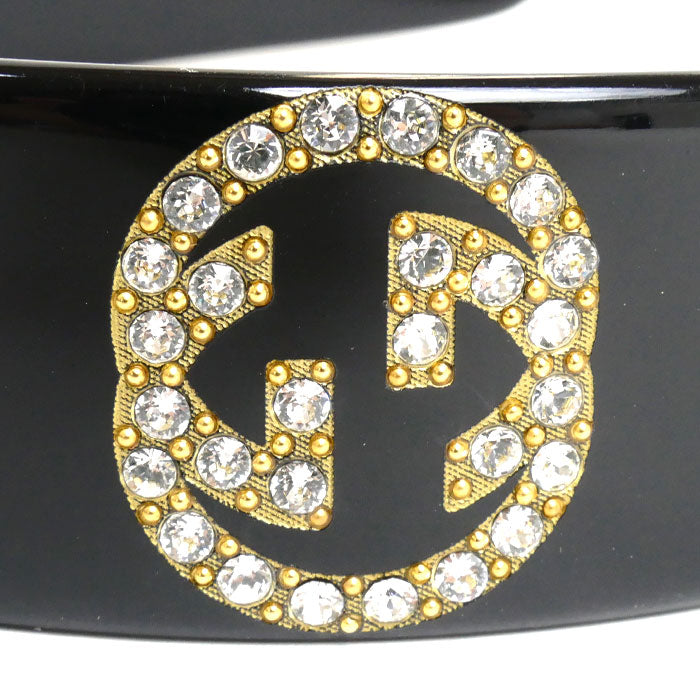 Gucci Crystal Interlocking G Headband