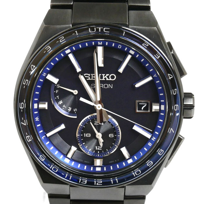 Seiko Astron Nexter Solar Watch Black 8B63-0BB0