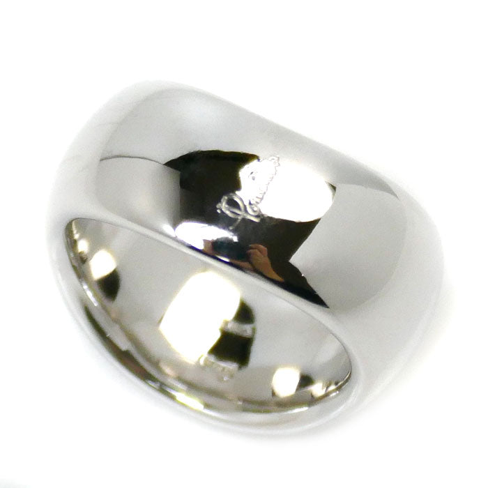 Pomellato K18WG White Gold Ring Size 12