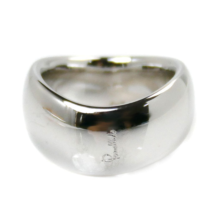 Pomellato K18WG White Gold Ring Size 12