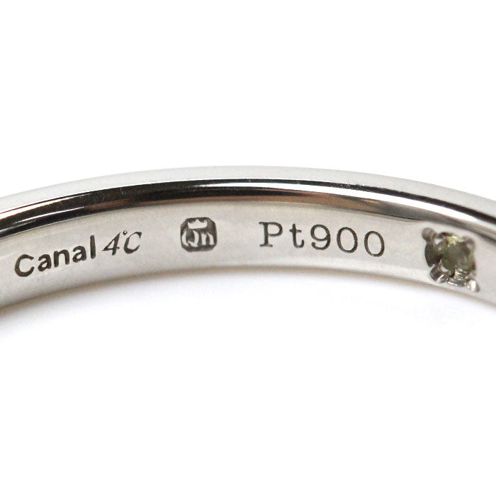 canal4℃ Pt900 Platinum Ring Size 15