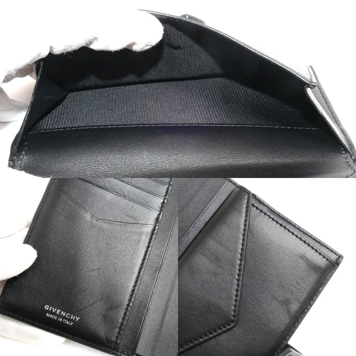 Givenchy G-Cut Medium Bifold Wallet Black