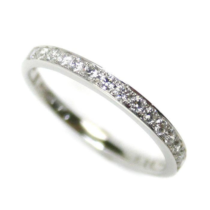 Vendome Aoyama Pt950 Platinum Diamond Half Eternity Ring