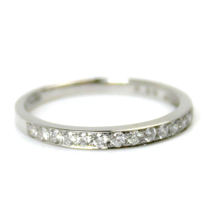 Vendome Aoyama Pt950 Platinum Diamond Half Eternity Ring