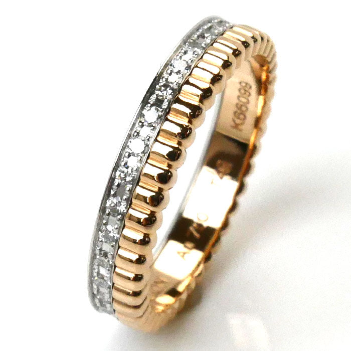 Boucheron Quatre Radiant Diamond Ring K18PG/WG