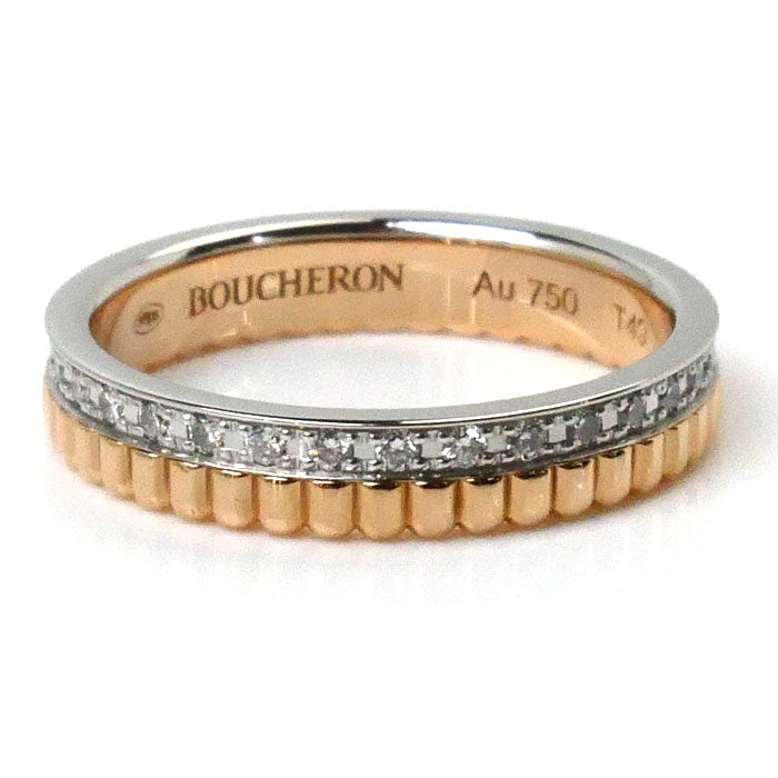 Boucheron Quatre Radiant Diamond Ring K18PG/WG