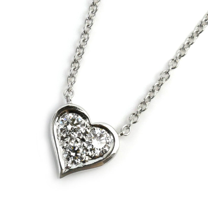 Tiffany & Co Platinum Diamond Sentimental Necklace