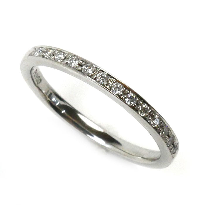 4℃ Pt950 Platinum Diamond Ring Size 8