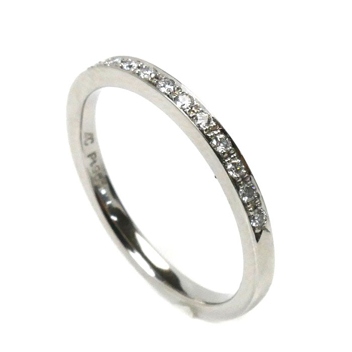 4℃ Pt950 Platinum Diamond Ring Size 8