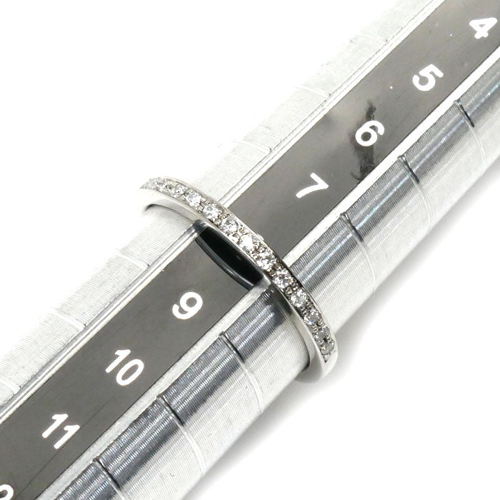 4℃ Pt950 Platinum Diamond Ring Size 8