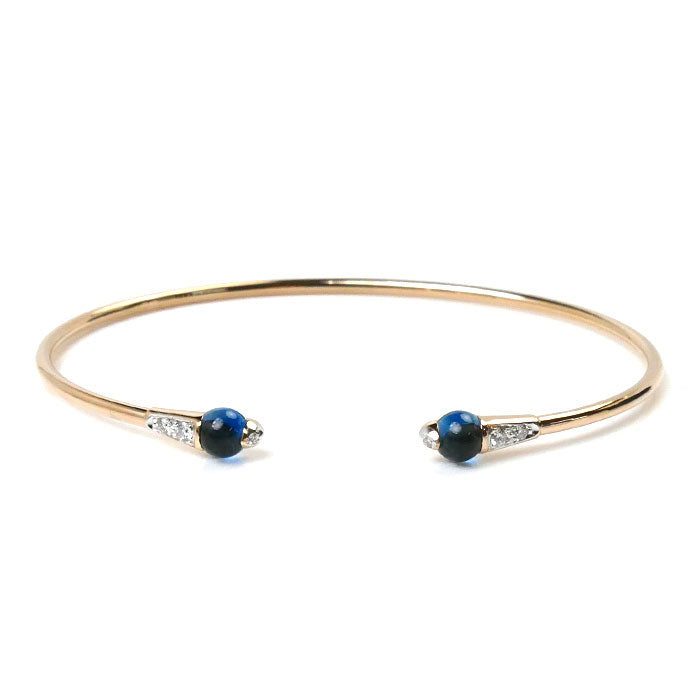 Pomellato K18PG Pink Gold Blue Topaz Bracelet