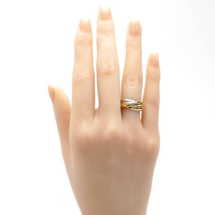 Cartier Trinity Classic Ring K18YG/PG/WG