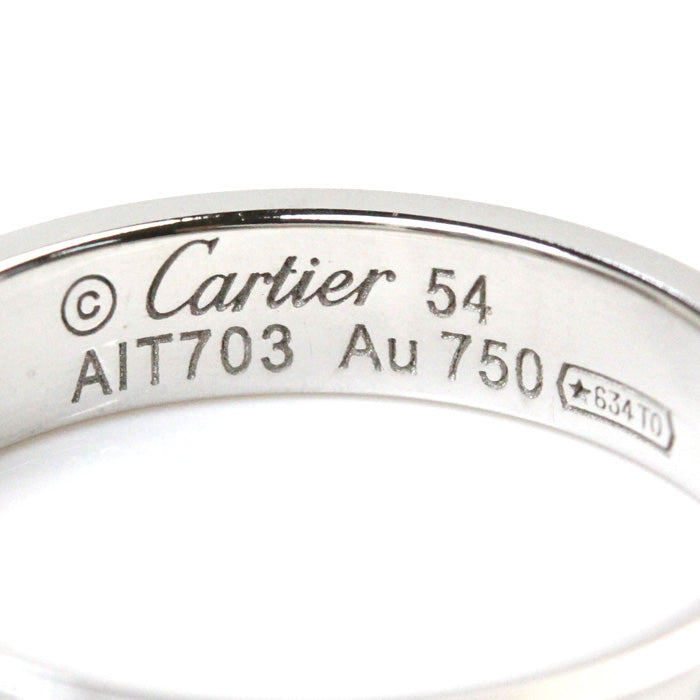 Cartier K18WG White Gold Diamond Ring B4050554