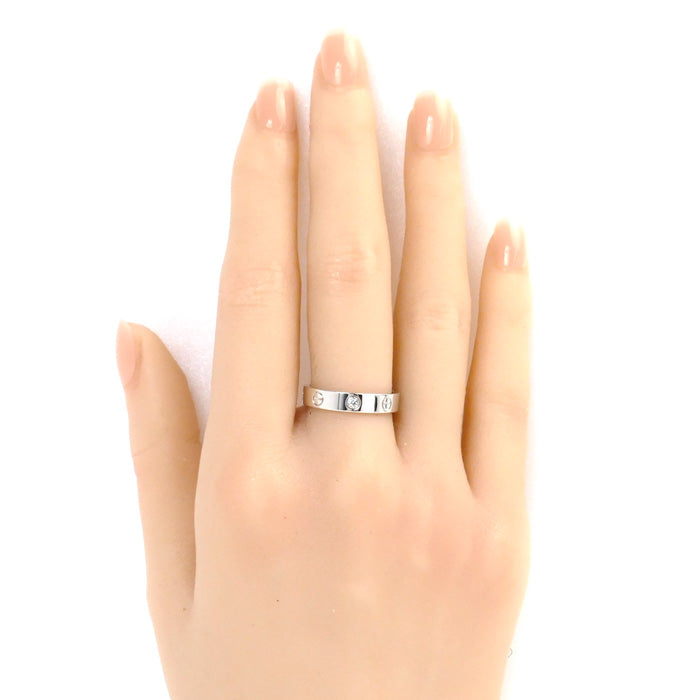 Cartier K18WG White Gold Diamond Ring B4050554