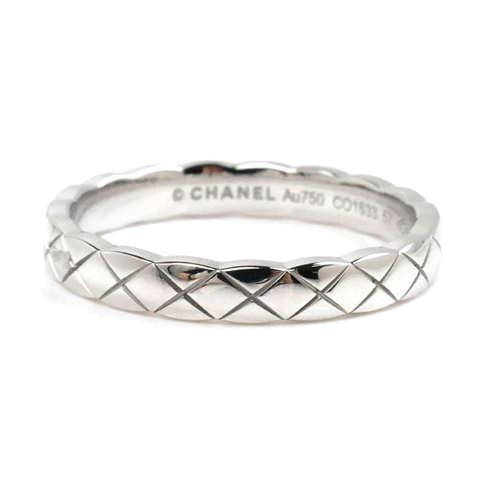 Chanel White Gold Coco Crush Mini Ring J11793