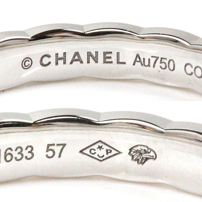 Chanel White Gold Coco Crush Mini Ring J11793