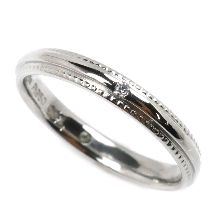 Platinum Eternal Heart Ring 2PR0489