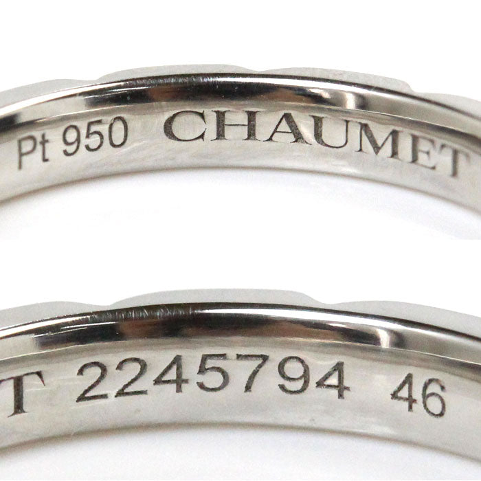 Chaumet Pt950 Platinum 8P Diamond Ring