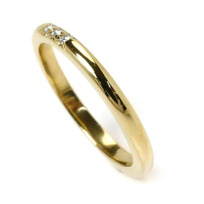 Tiffany & Co Yellow Gold Diamond Classic Band Ring