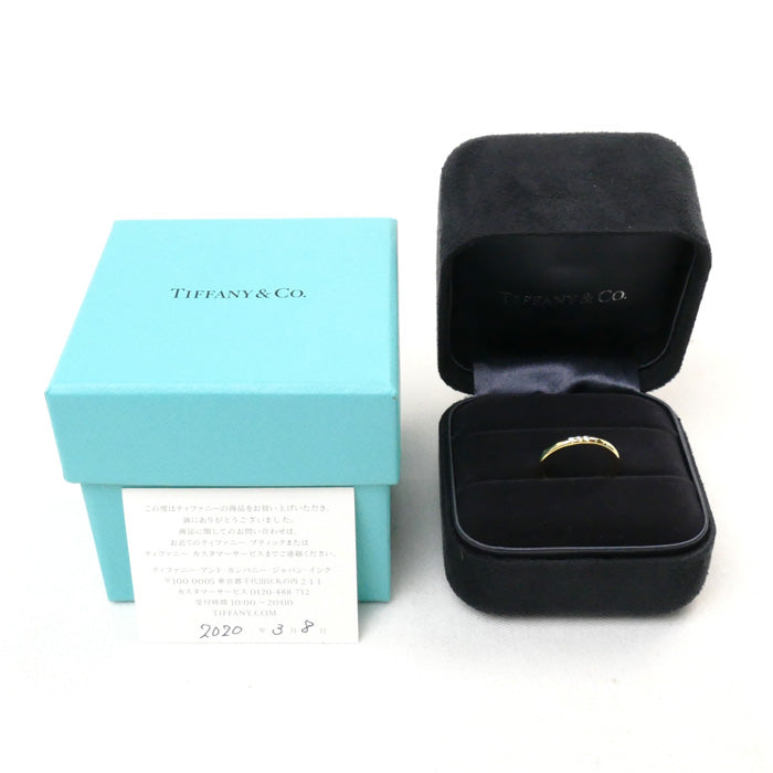 Tiffany & Co Yellow Gold Diamond Classic Band Ring