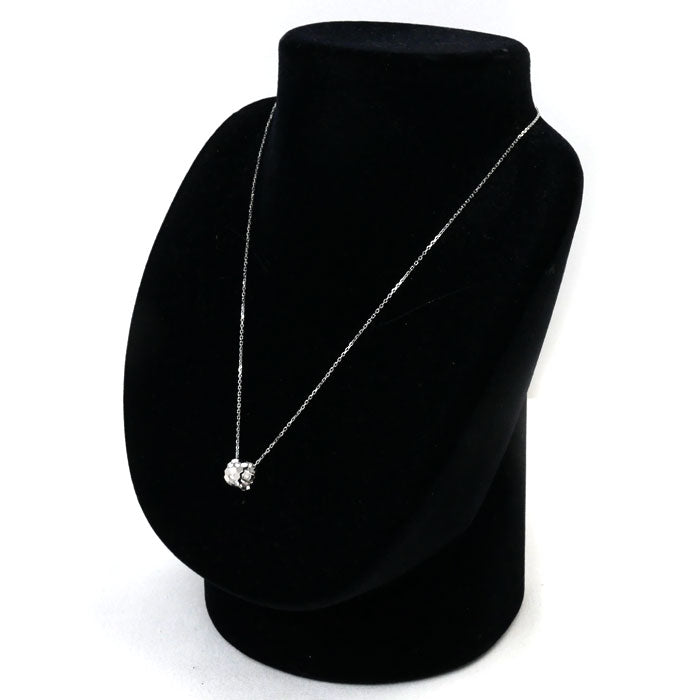 Chaumet K18WG White Gold Diamond Necklace