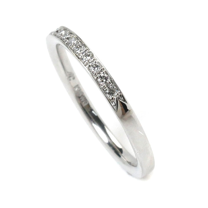 4℃ K18WG White Gold Diamond Ring