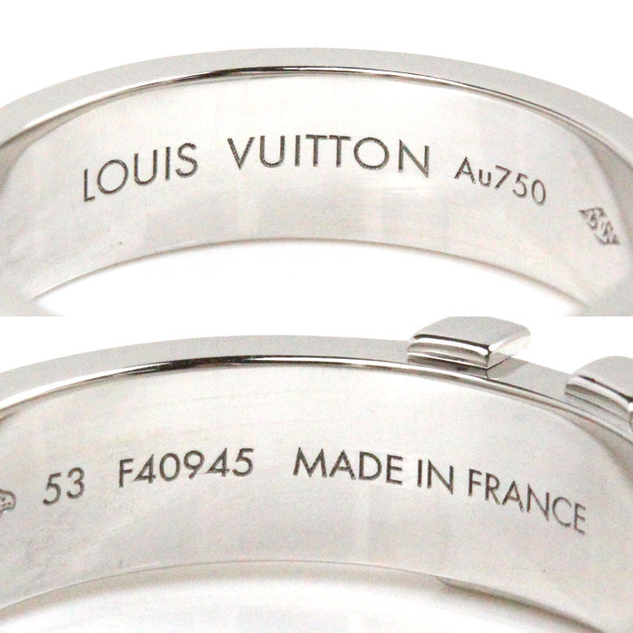 Louis Vuitton White Gold Ring Q9K97G