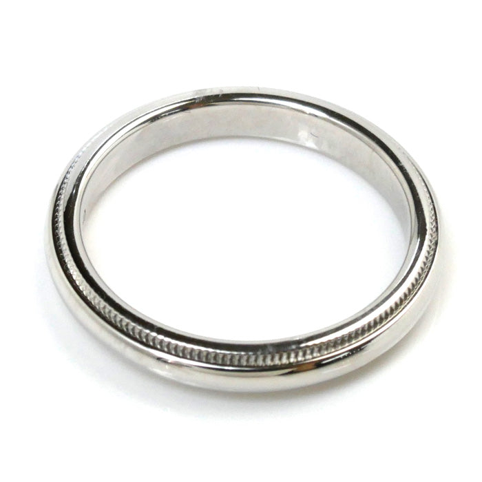 Tiffany & Co Pt950 Platinum Milgrain Band Ring