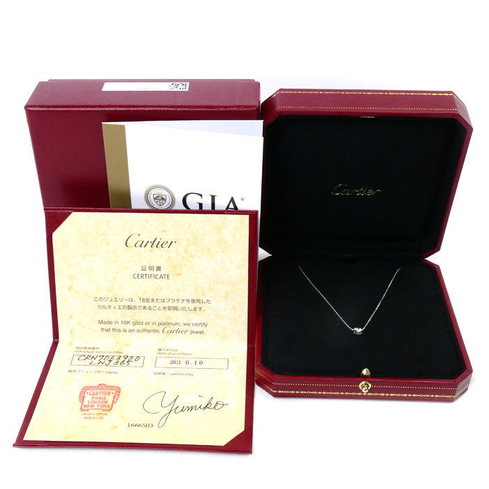 Cartier White Gold Diamond Necklace N7063900