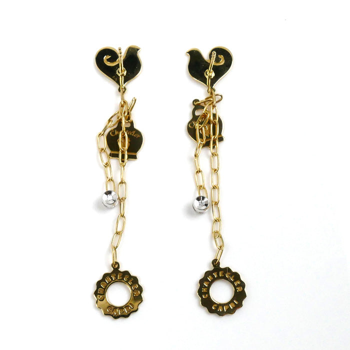 Chantecler K18YG Yellow Gold Diamond Earrings