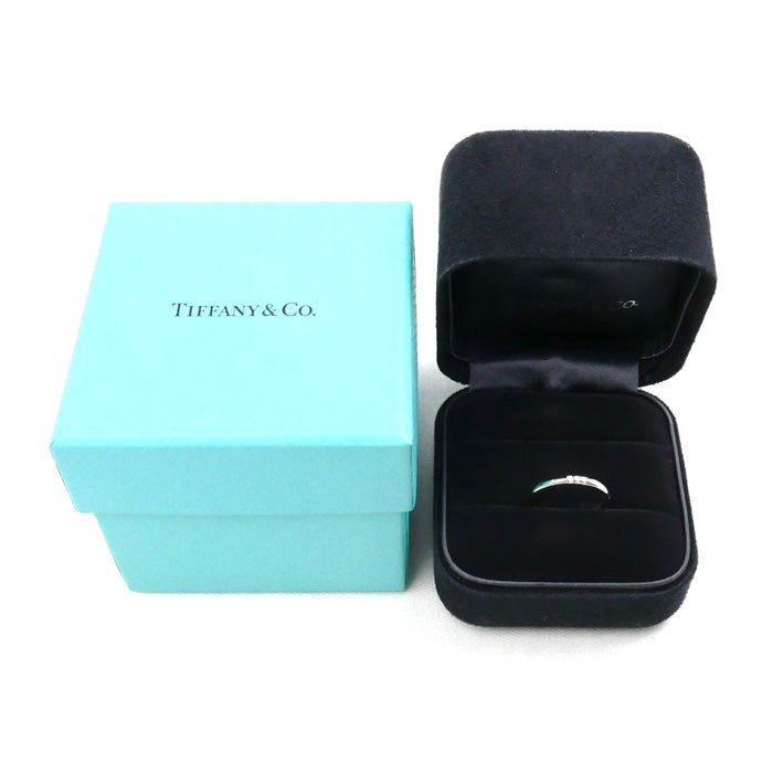 Tiffany & Co Platinum Diamond Classic Band Ring